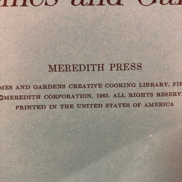 1963 Better Homes & Gardens BARBECUES AND PICNICS (Hardcover) - Picture 3 of 8